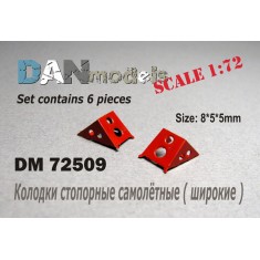 1/72 Aircraft Chocks Set Vol.6 (6pcs, 8x5x5mm)