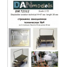 1/72 Aviation Technical Step Ladder Vol.4 (2 steps, H:35mm, L:38mm)
