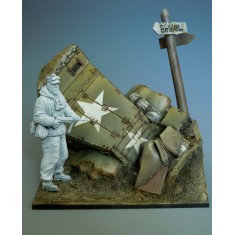 1/35 WWII Sceneries Diorama Base (dimension: 60 x 60mm) Vol.14