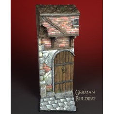 1/35 WWII Sceneries - German Building (55 x 55 x 140mm, resin)