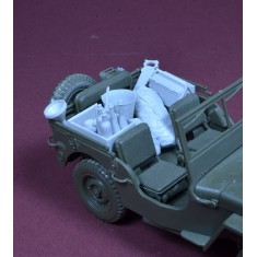 1/35 WWII US Jeep Accessories Set
