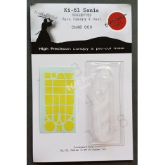 1/48 Mitsubishi Ki-51 Sonia Vacu Canopies & Masking for Nichimo kits