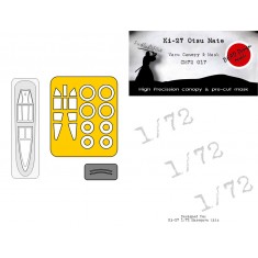 1/72 Nakajima Ki-27 Otsu Vacu Canopy & Mask for Hasegawa kits