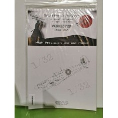 1/32 Supermarine Spitfire Mk.V National Insignias Masking for Hobby Boss kits