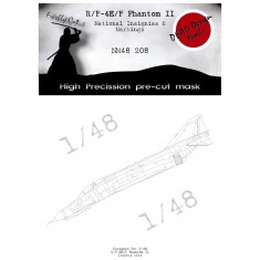1/48 R/F-4E/F Phantom II National Insignias Masking for Revell/Italeri kits