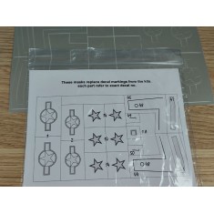 1/48 Bell P-39Q Airacobra National Insignias Masking for Arma Hobby kits