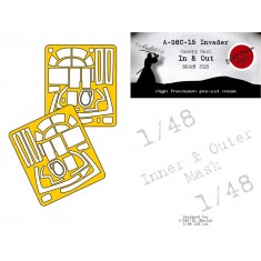 1/48 A-26C-15 Invader In n Out Masking for ICM kits