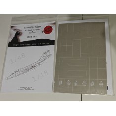 1/48 F-101B National Insignias Mask for Kitty Hawk kits