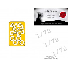 1/72 J-35 Draken Masking for Hasegawa kits