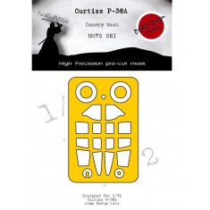 1/72 Curtiss P-36A Canopy Mask for Arma Hobby kits