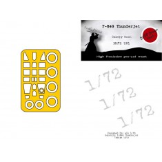 1/72 F-84G Thunderjet Masks for Tamiya kits