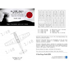 1/48 Messerschmitt Bf 109 E Masking for Eduard kits
