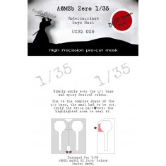 1/35 A6M2B Reisen Undercarriage Bays Mask for Border kits