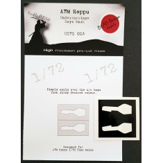 1/72 Mitsubishi A7M Reppu Undercarriage Bays Masking for Fine Molds