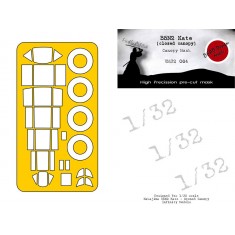 1/32 Nakajima B5N2 Kate (Closed Canopy) Mask for Infinity Models kits