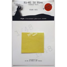 1/48 Kawasaki Ki-61 Id Hien Canopy Masking for Tamiya kits