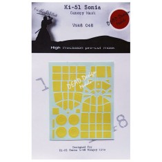 1/48 Mitsubishi Ki-51 Sonia Canopy Masking for Wingsy Kits kits