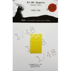 1/48 Nakajima Ki-84 Hayate Canopy Masking for Hasegawa kits