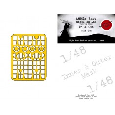 1/48 A6M5a Reisen m.52 Koh Masks (In and Out) for Fine Molds kits