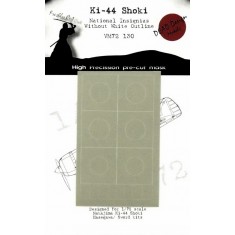 1/72 Nakajima Ki-44 Shoki National Insignias Masking for Hasegawa kits