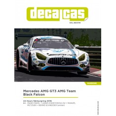 1/24 Mercedes AMG GT3 Team Black Falcon sponsored by AMG 2016 Decal for Tamiya #24345 #24350