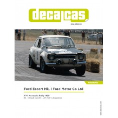 1/24 Ford Escort RS1600 Mk I sponsored by Ford Motor Co Ltd 1969 Decal for Belkits