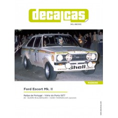1/24 Ford Escort Mk. II 1977 Decal for Italeri/Revell