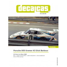 1/24 Porsche Kremer 935 K3 sponsored by Dick Barbour Racing - 1980 Decal for Nunu