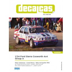 1/24 Ford Sierra Cosworth 4x4 Group A Bonetto 1992 Decals #1 for D.Modelkits #DM-K002