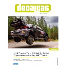 1/24 Toyota GR Yaris Rally1 Hybrid Toyota Gazoo Racing WRT 2024 Decals for Belkits #BEL026