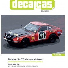1/12 Datsun 240Z Sponsors Marking Decal for Tamiya kits