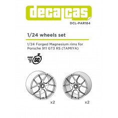 1/24 Porsche 911 992 GT3 RS Forged Magnesium Rims (2+2 units/each) for Tamiya #24370