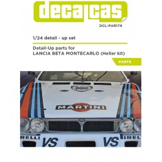 1/24 Lancia Beta Montecarlo Turbo Detail-up set for Heller kits