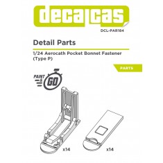 1/24 Aerocath Pocket Bonnet Fastener Pins (Type P) 