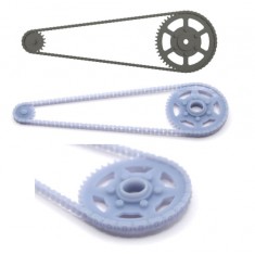1/12 Suzuki GSX 750 / Suzuki GSX 1100 S Chain for Tamiya 14010, 14015, 14020, 14065
