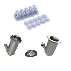 1/20 Tyrrell 6 Wheeler - Air Funnels for Tamiya 20053, 20058