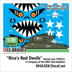 1/35 Korean War "Rice's Red Devils" Decal Set 1950-51