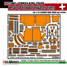 1/35 German King Tiger (Kassel Version) Detail-up Set for Academy kit #13229 (Resin+PE)