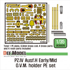 1/35 PZ.IV Ausf.H O.V.M. PE set for Academy kits