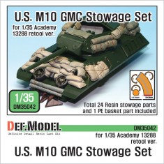 1/35 US M10 GMC Stowage Set for Academy kit #13288