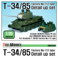 1/35 Soviet T-34/85 Tank Factory No.112 Detail-up Set for Academy kit #13290