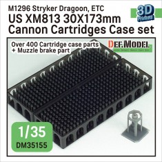 1/35 US XM813 30X173mm Cannon Cartridge Case set for Dragon M1296 Stryker kit