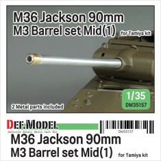 1/35 US M36 Jackson 90mm M3 Metal Barrel Set Mid. #1 for Tamiya Kit