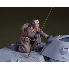 1/35 WWII Russian Tank Rider in Winter #2