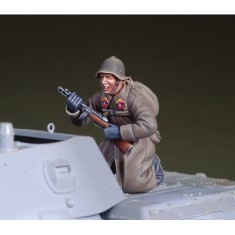 1/35 WWII Russian Tank Rider in Winter #3