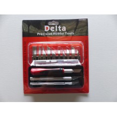 Hobby Knife Set with Chest (3 Knives + 10 Blades + Case)