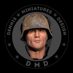 1/16 Wehrmacht Head #3