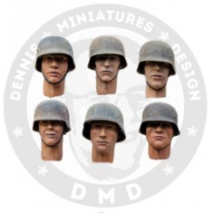 1/35 The Exhausted Headset A (6 heads)