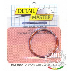 Assorted Ignition Wire (Red/Light Blue/Orange/White) 1 feet each