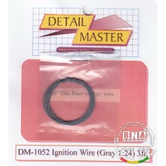 Race Car Ignition Wire - Grey (Diameter: 0.016"/0.41mm, 3 feet)